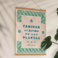 Cartel Ritmo Plantas estampado